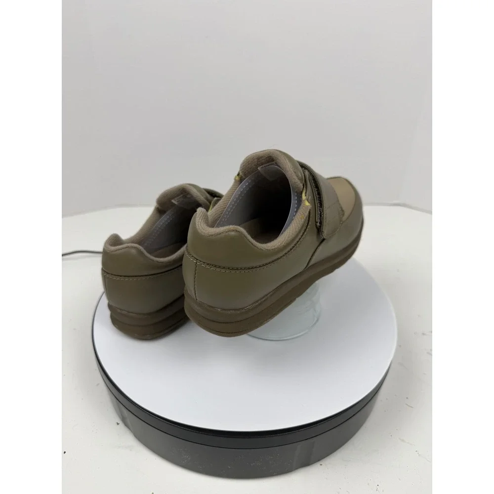 P.W. Minor Women's Tan Hook and Loop Strap Orthopedic‎ Comfort Shoes Size 5 M